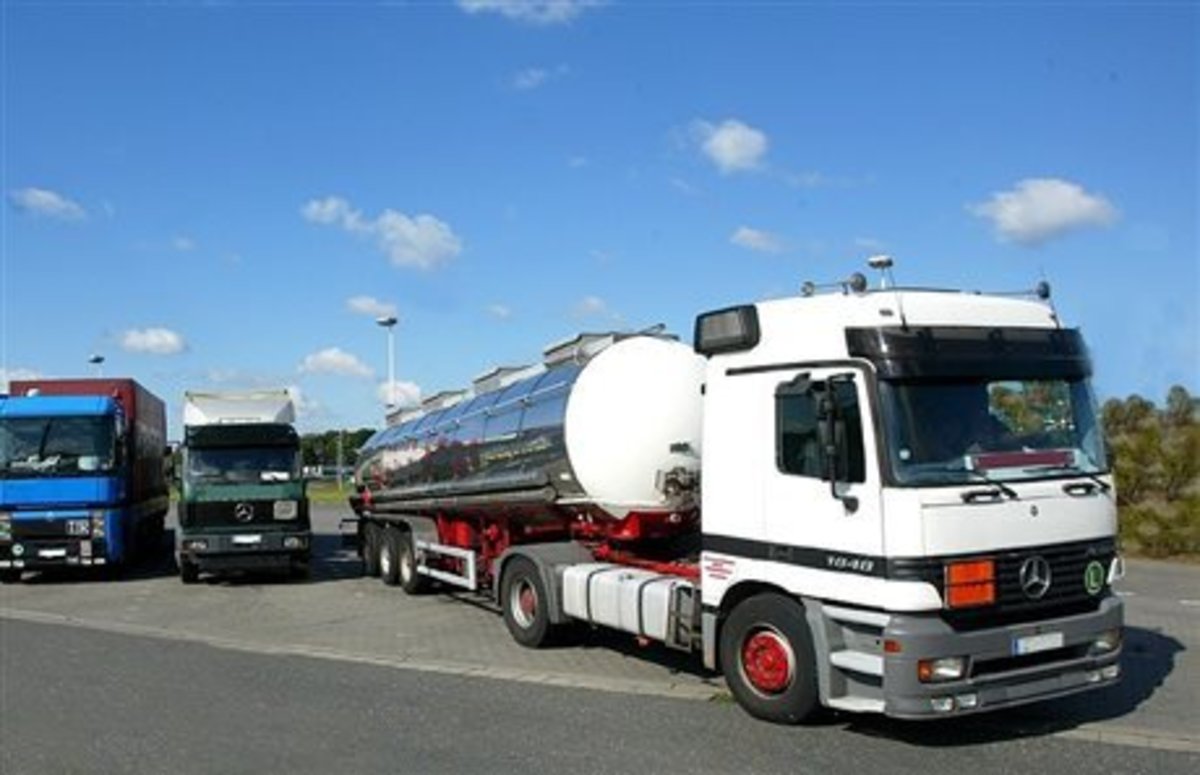 ZUFRIEDENHEIT BEI LKW FAHRERN IM CHEMIEPARK MARL MARLER NACHRICHTEN