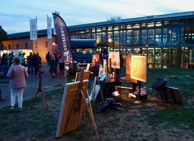 Impressionen der Weseler Kulturnacht Markt der Künste Wesel