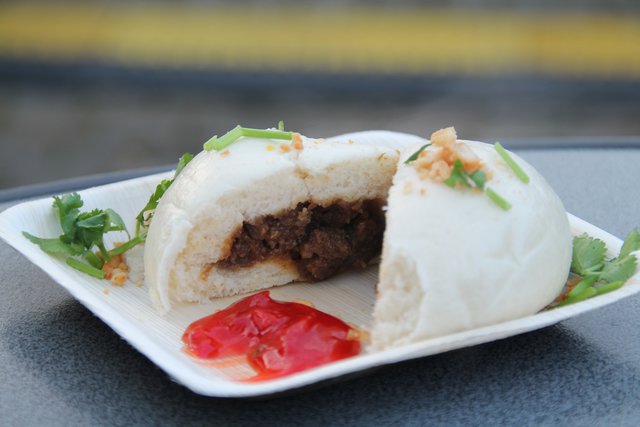 Bapao gefüllt mit Hähnchen oder Rind-Indonesisch. | Foto: Veranstalter