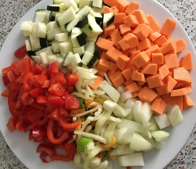 Alles kleingeschnibbelt