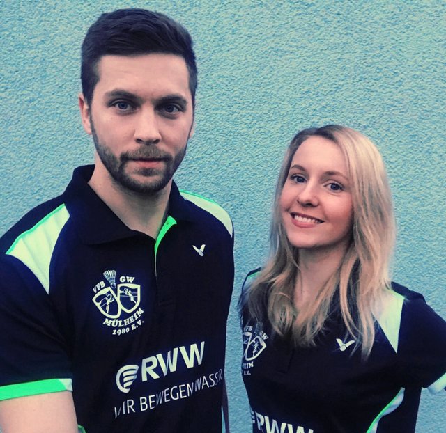 Vasily Kuznetsov und Lea-Lyn Stremlau                          Foto: Grün-Weiß Mülheim