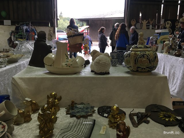 Blick aus dem Stand nach draußen!