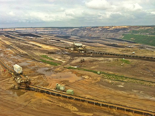 Braunkohle-Tagebau, Garzweiler, 2013.