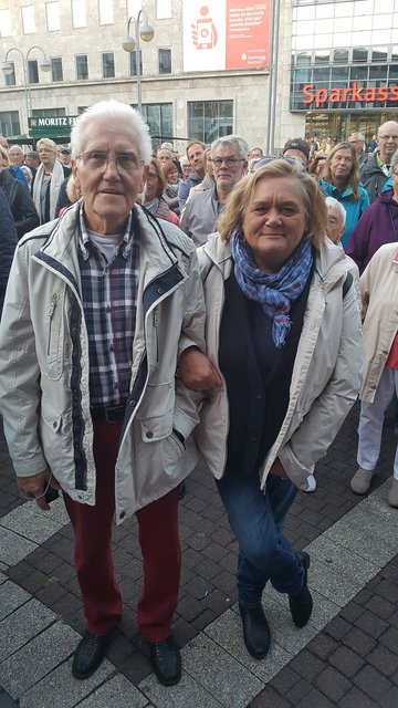 Gerd nach seiner OP beim Bochumer Musiksommer- er hatte alles gut überstanden. Schon wenige Tage später verschlimmerte sich sein Zustand.