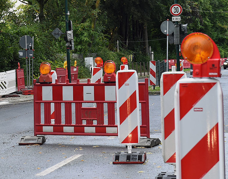 Die Voedestraße wird ab Montag, 8. Oktober, voraussichtlich bis zum 19. Oktober für den Durchgangsverkehr gesperrt.