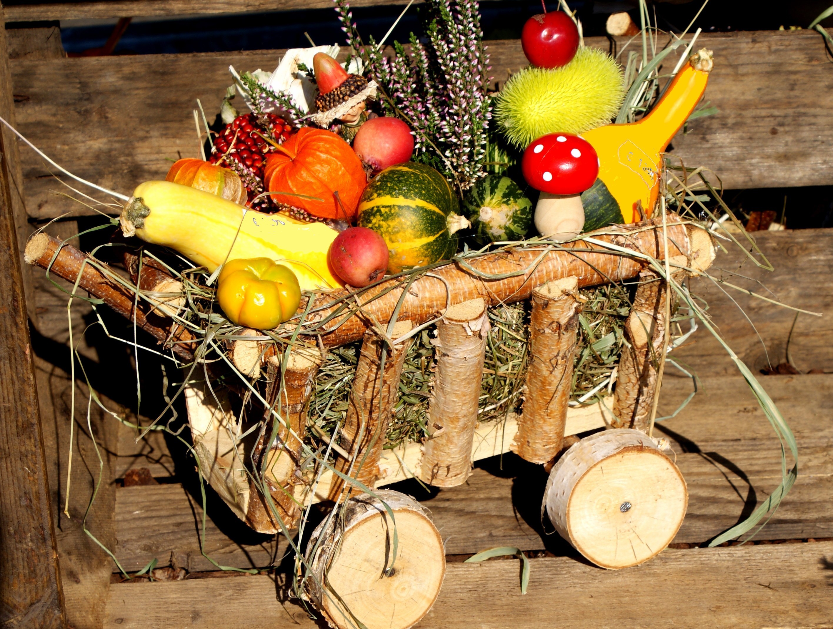 Dieses hübsche Arrangement zu Erntedank hat Jürgen Hedderich fotografiert. Foto: www.lokalkompass.de / Hedderich