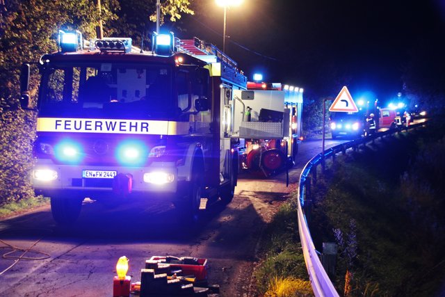 Die Einsatzstelle an der Felderbachstraße.