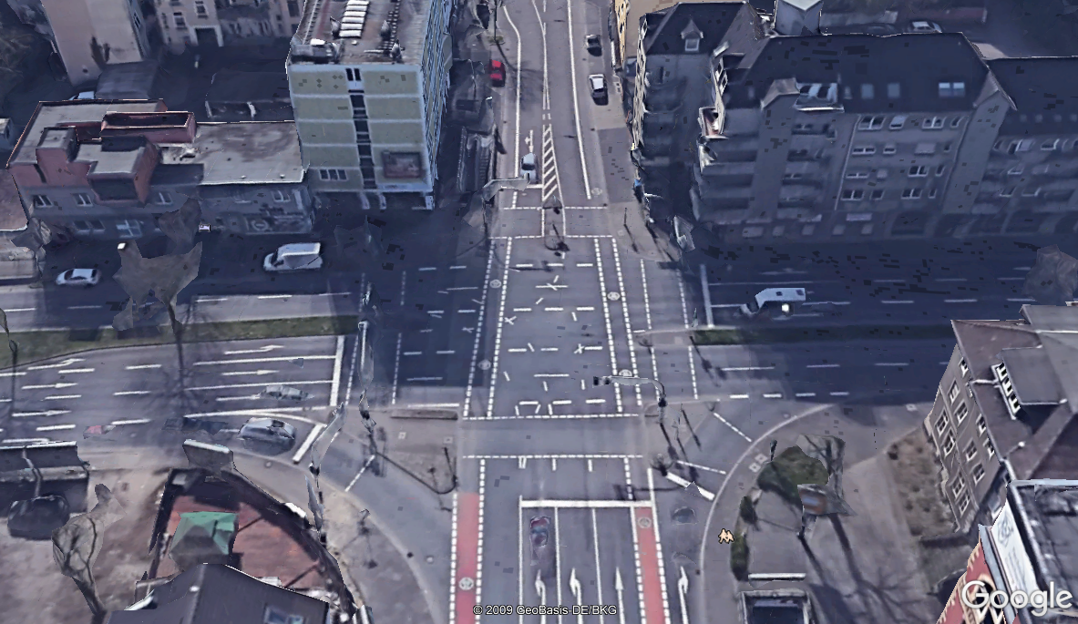 Querung Innenstadtring an der Herner Straße