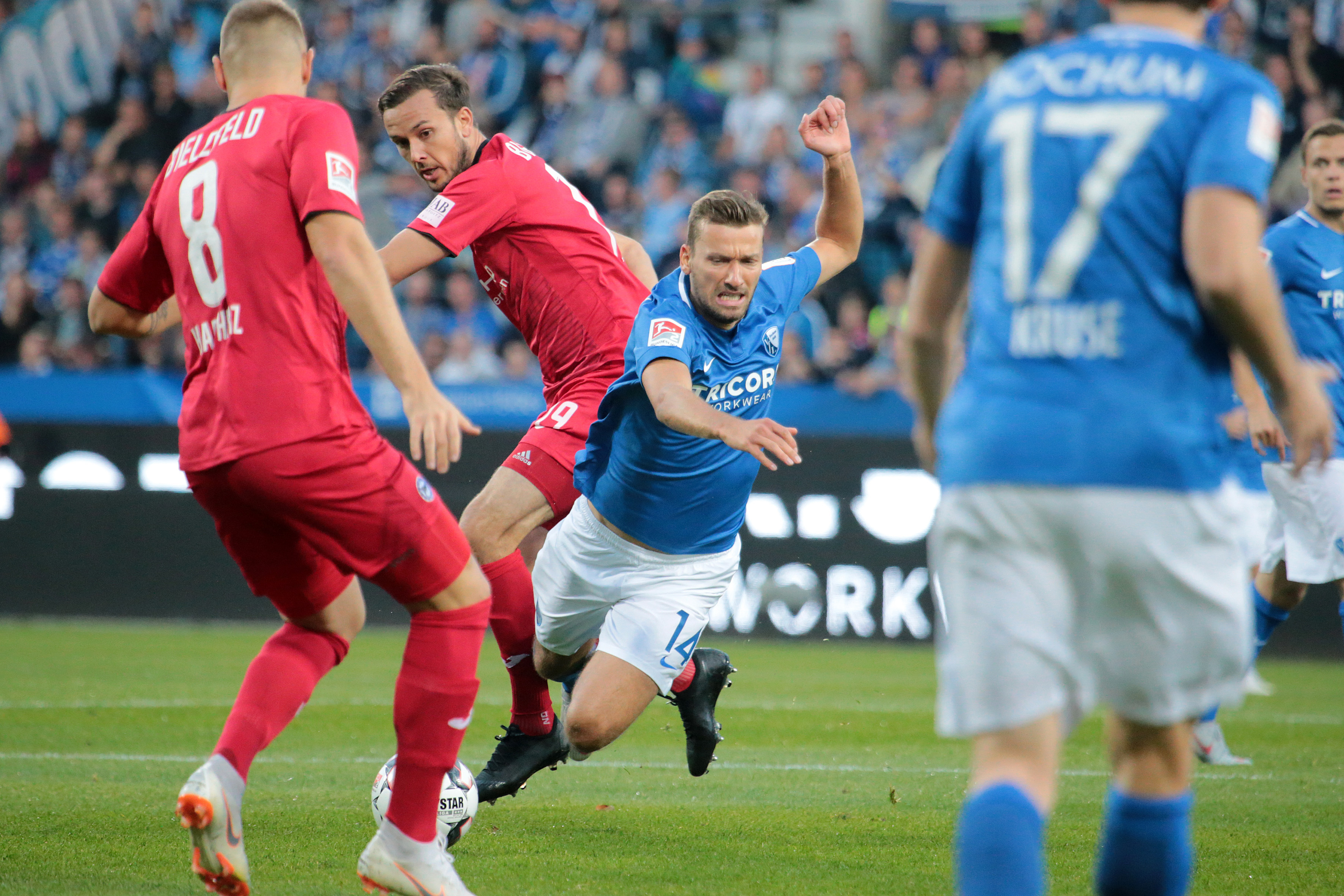 Tom Weilandt konnte gegen Bielefeld mit einer guten Leistung überzeugen. Foto: Molatta