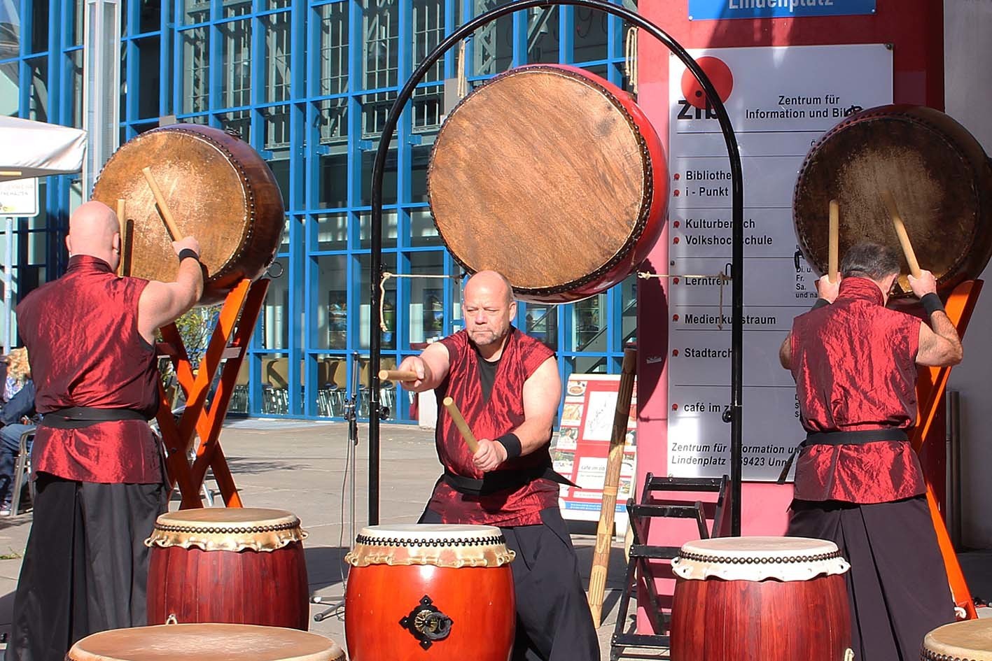 Senryoku Daiko bei der Eröfffnung