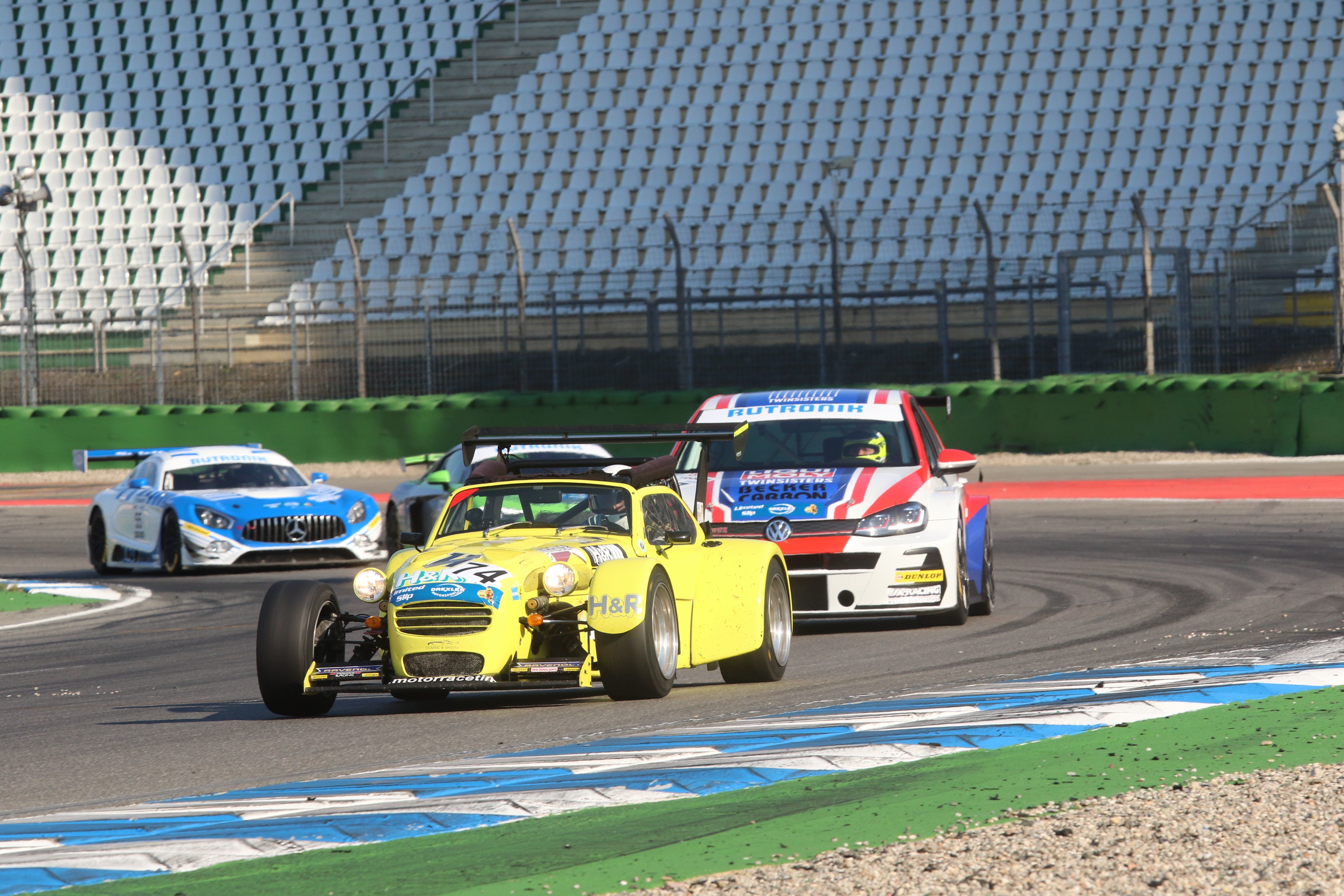 Johannes Georg Kreuer vom AMC Duisburg beim Rennen der STT auf dem Hockenheimring