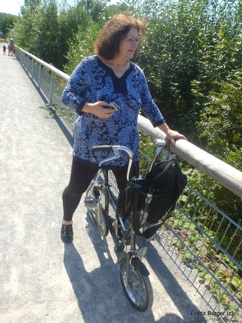 Auch schon mal mit dem Rad unterwegs!