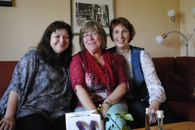 Die 3 HÜHNER auf Dagmars Geburtstag!