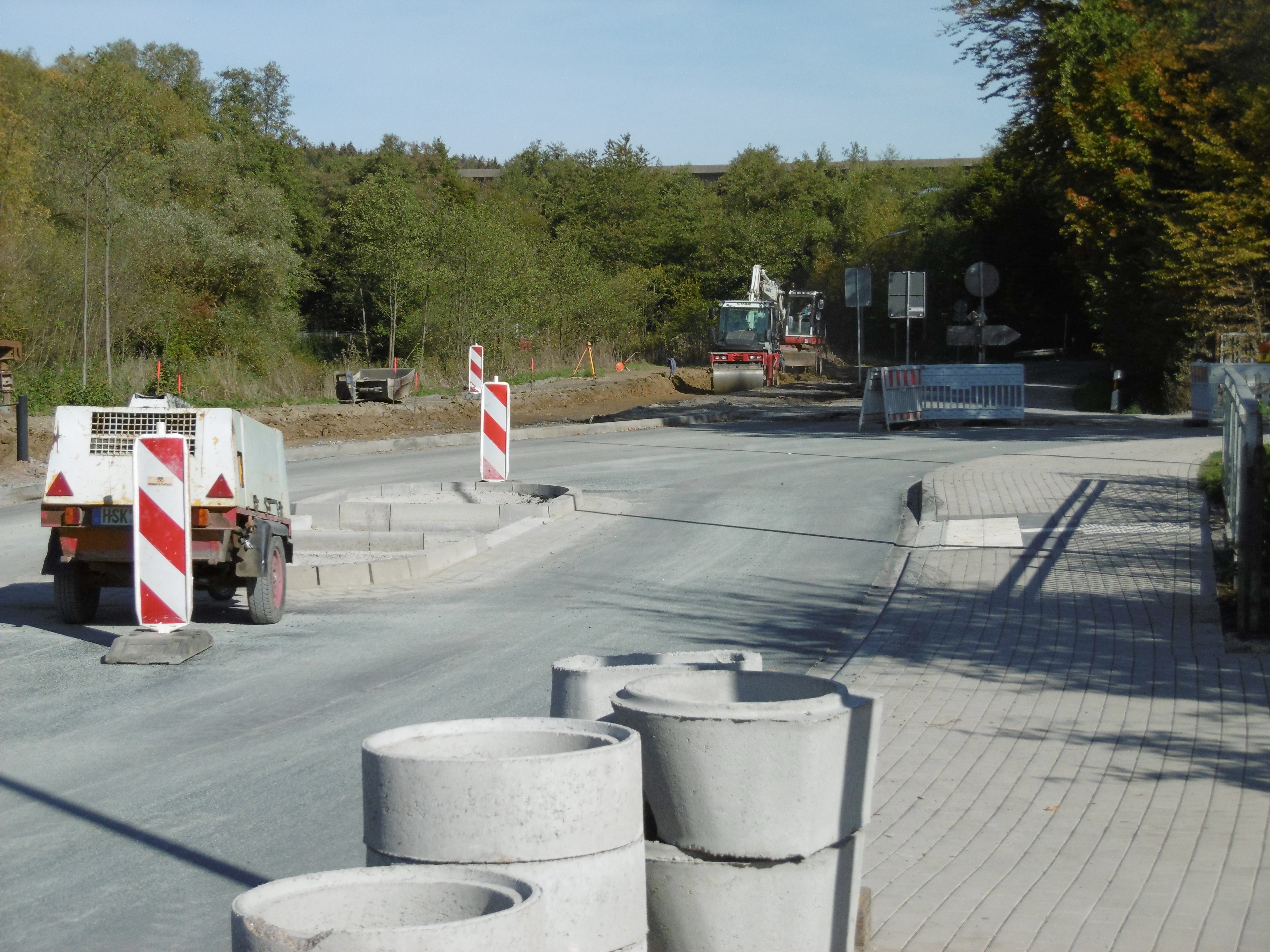 Ausbau der Wannestraße im letzten Bauabschnitt