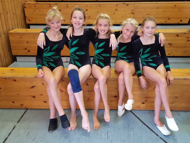 v.l.: Linda Hartmann, Mia Holtbecker, Mira
Kleinehollenhorst, Maria Schulz und Jule Essing