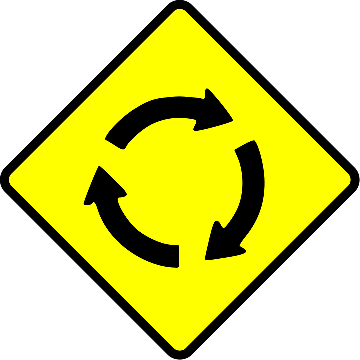 Linksverkehr im Kreisel