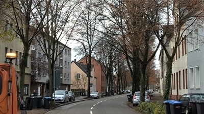 Baumpflegearbeiten an der Ewaldstraße.