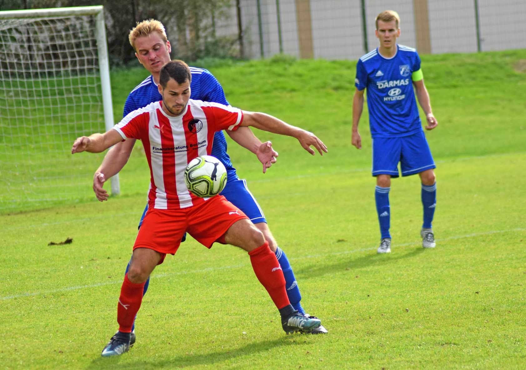Der VfB Günnigfeld (unser Bild zeigt Peter Zejewski) will sich in Obersprockhövel nicht verstecken. Foto: Mohr