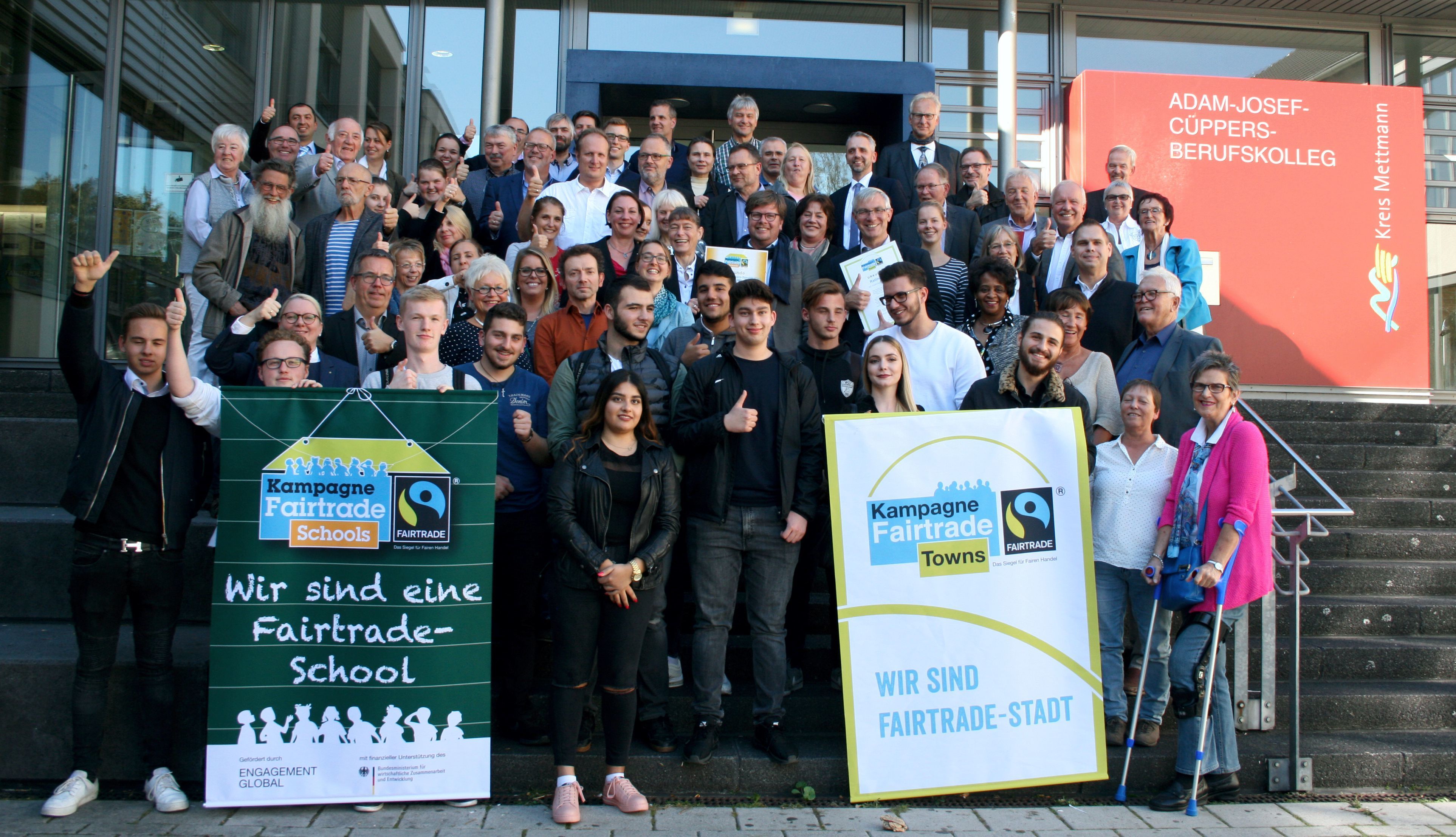 Die Auszeichnungsfeier war Höhepunkt der Fairen Woche
in Ratingen.