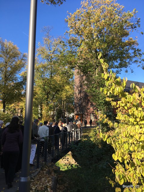 Die Jubilare auf dem Weg in die Kirche