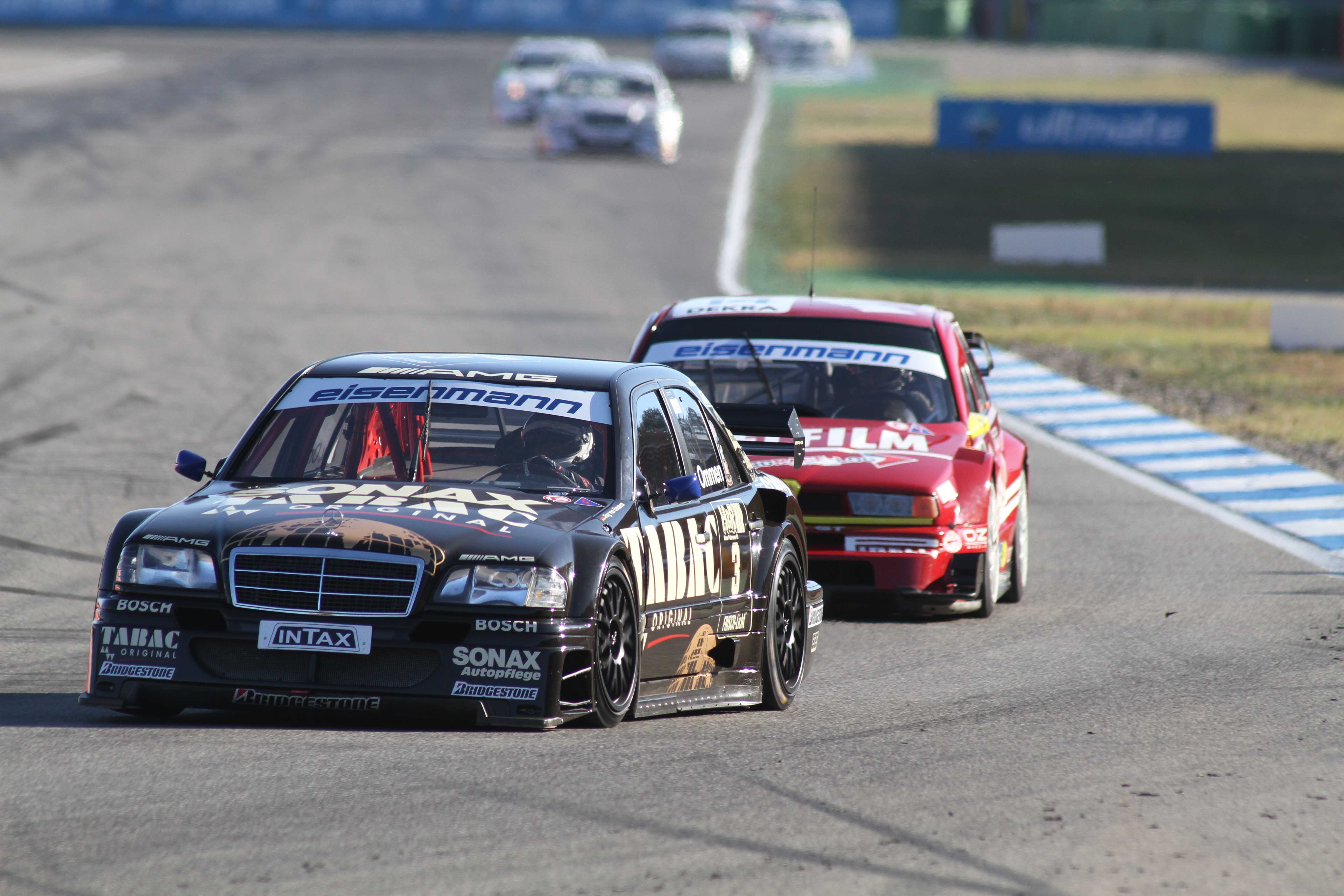 Jörg van Ommen in Führung auf dem Hockenheimring im Rahmen der DTM