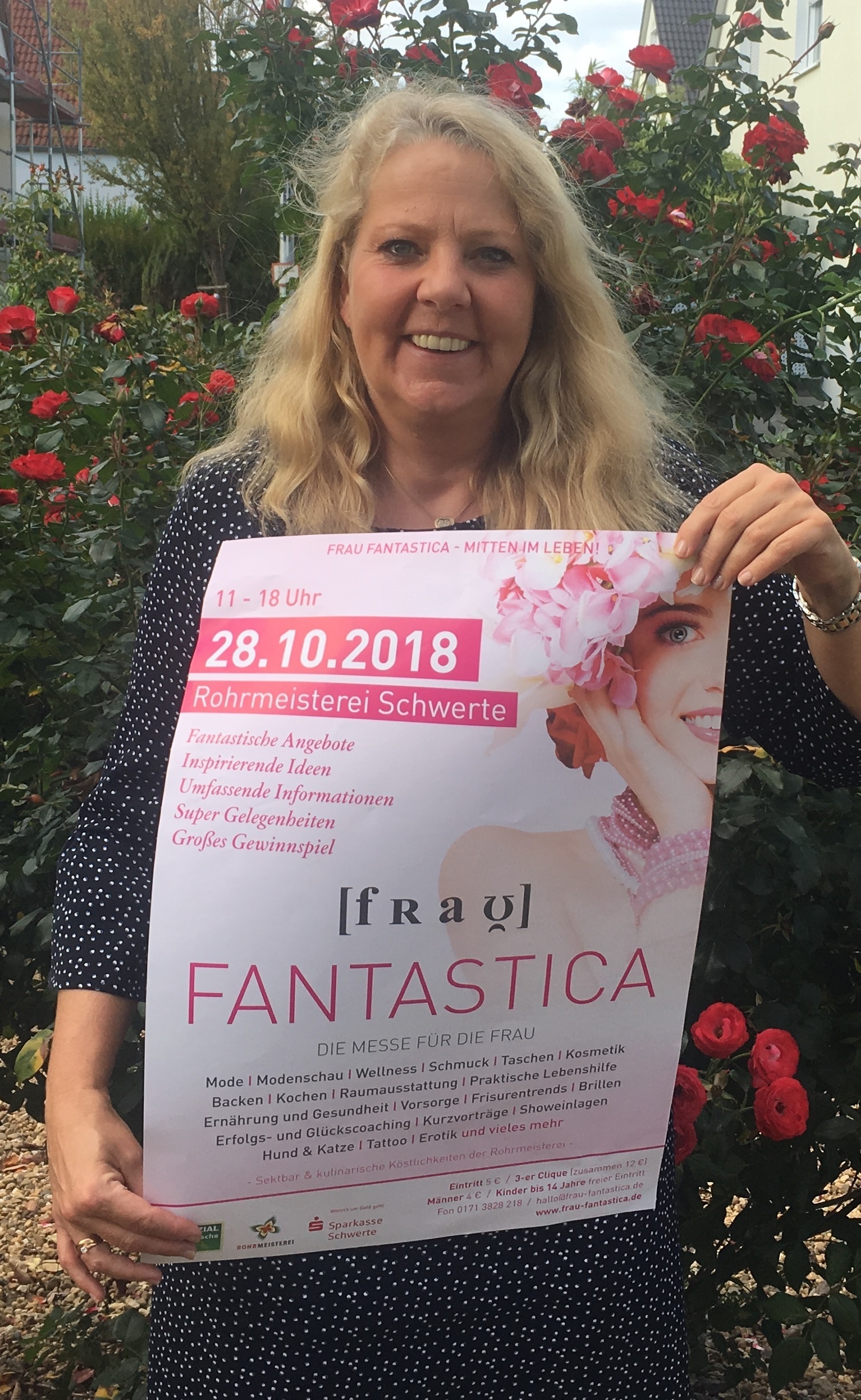 Veranstalterin Bianca Dausend freut sich auf die Vielfalt der großen Messe in der Rohrmeisterei