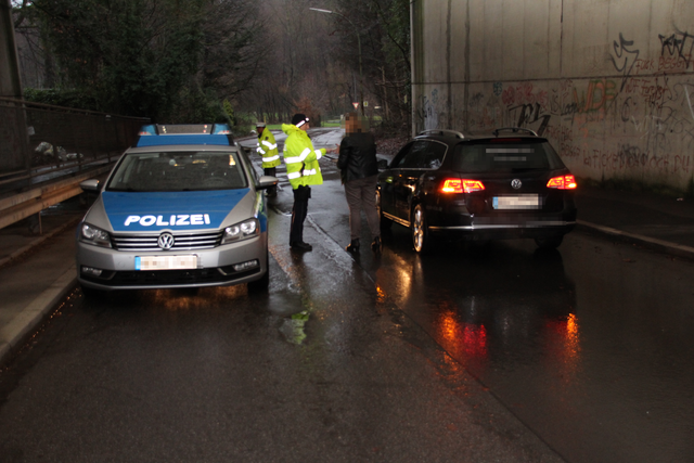 Hier eine Kontrollstelle gegen Wohnungseinbrüche (Archivbild)