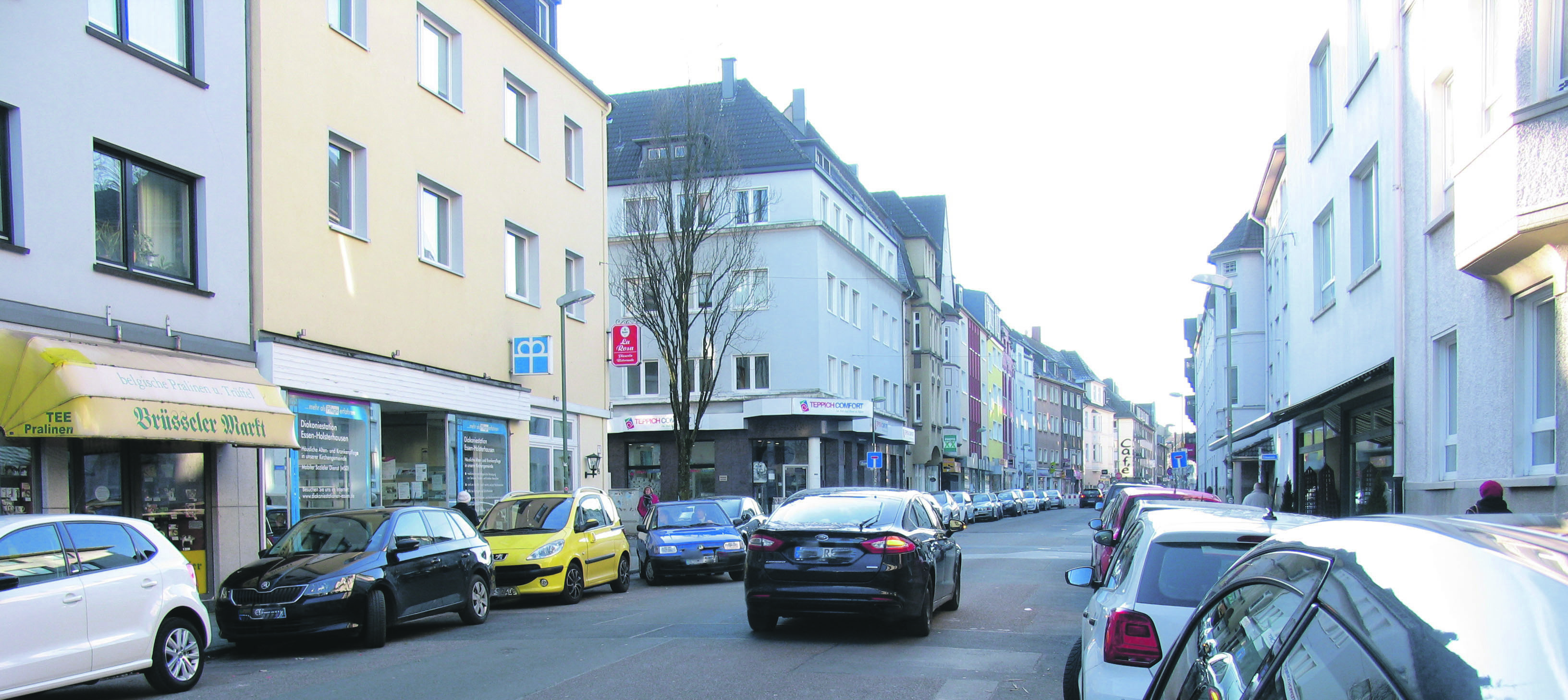 Sorgen machen sich Holsterhauser Anwohner wegen verschiedener Leerstände an der Gemarkenstraße. Im Frühjahr wechselt dann der dm-Markt in die Cranachhöfe.