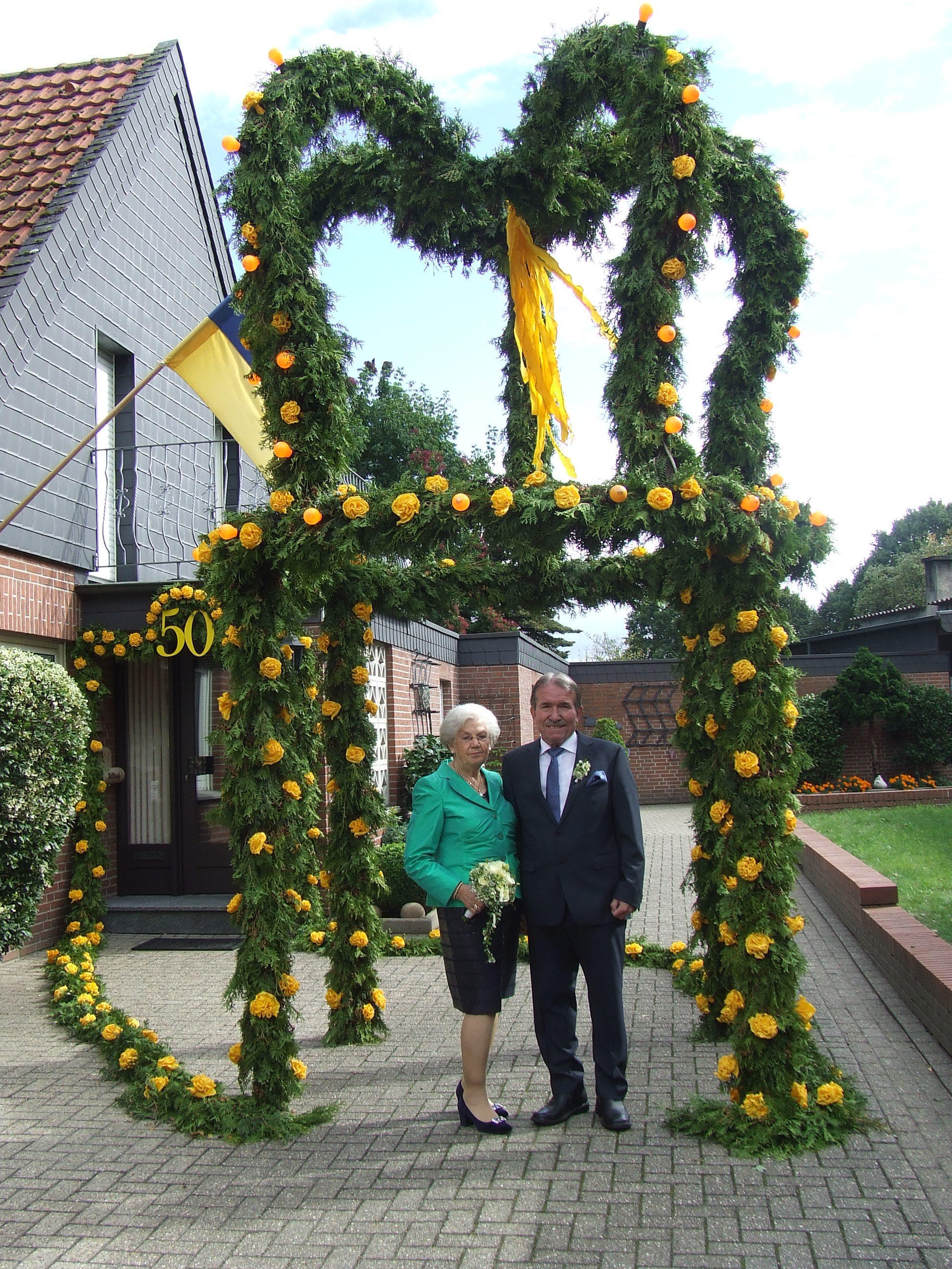 Goldpaar: Gertrud und Heinrich Tebest sind seit 50 Jahren verheiratet.