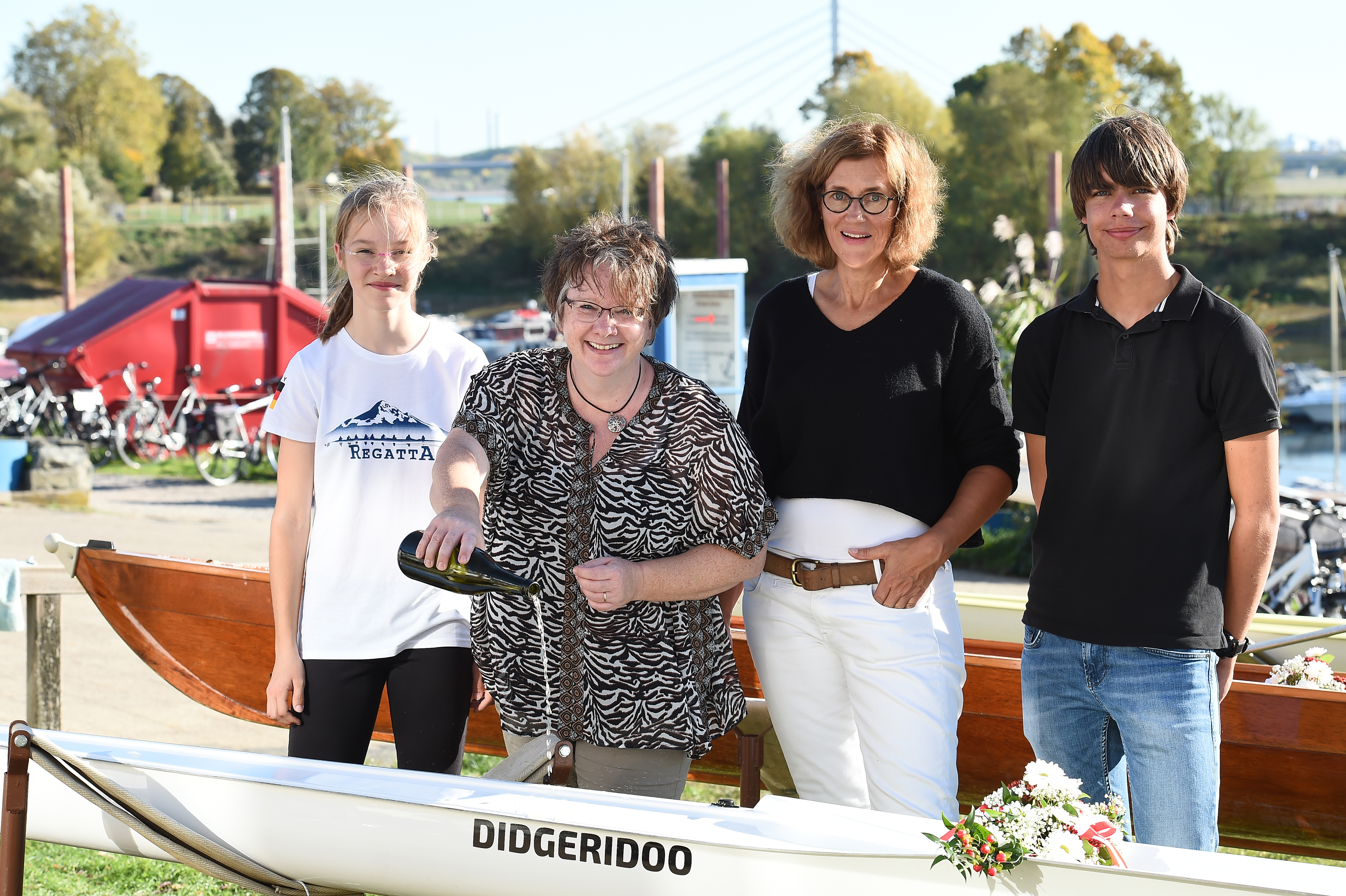 Von links: Rebecca Abeln, Anne Doemen, Imke Kohrt, Luis Jung.