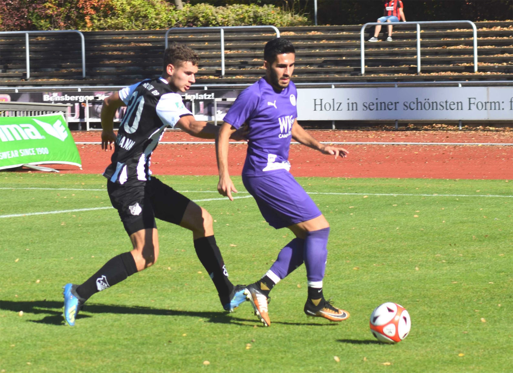 Emre Yesilova (rechts) erzielte am letzten Wochenende den Treffer zum 2:2. Foto: Peter Mohr