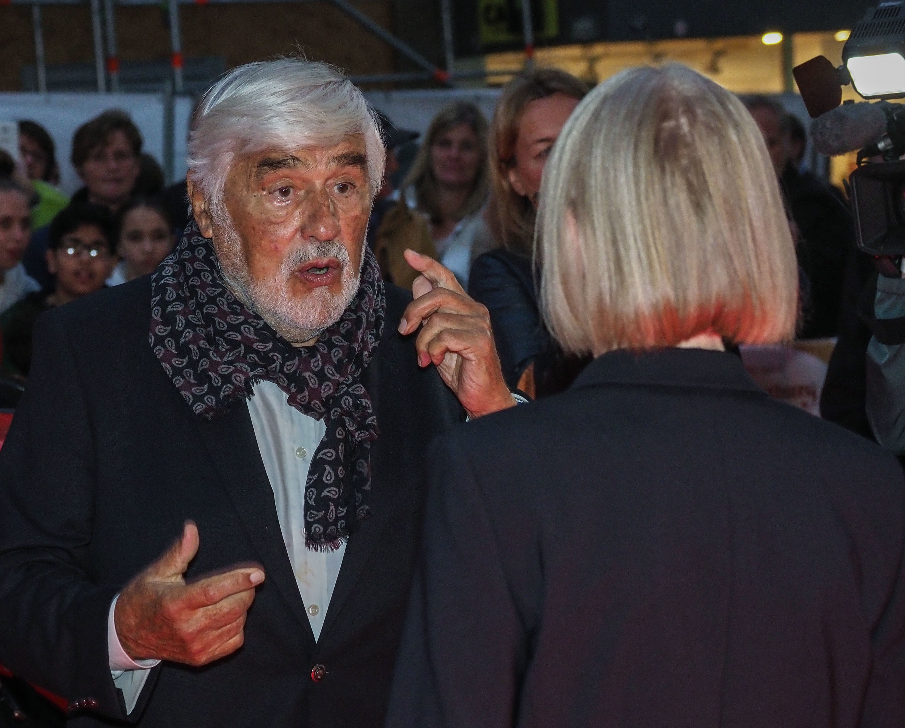 Feier 90 Jahre Lichtburg
Ankunft von Mario Adorf
Foto: Renate Debus-Gohl