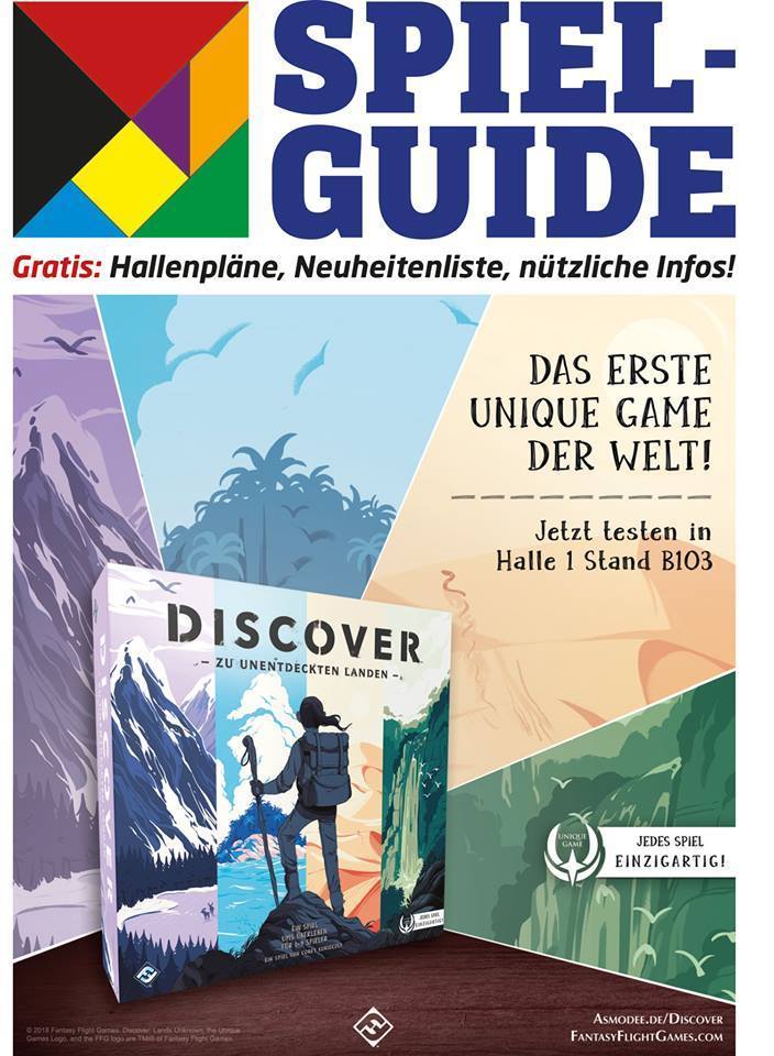 In diesem Jahr ist der Spiel-Guide, der Wegweiser über die Messe, auch Online erhältlich.