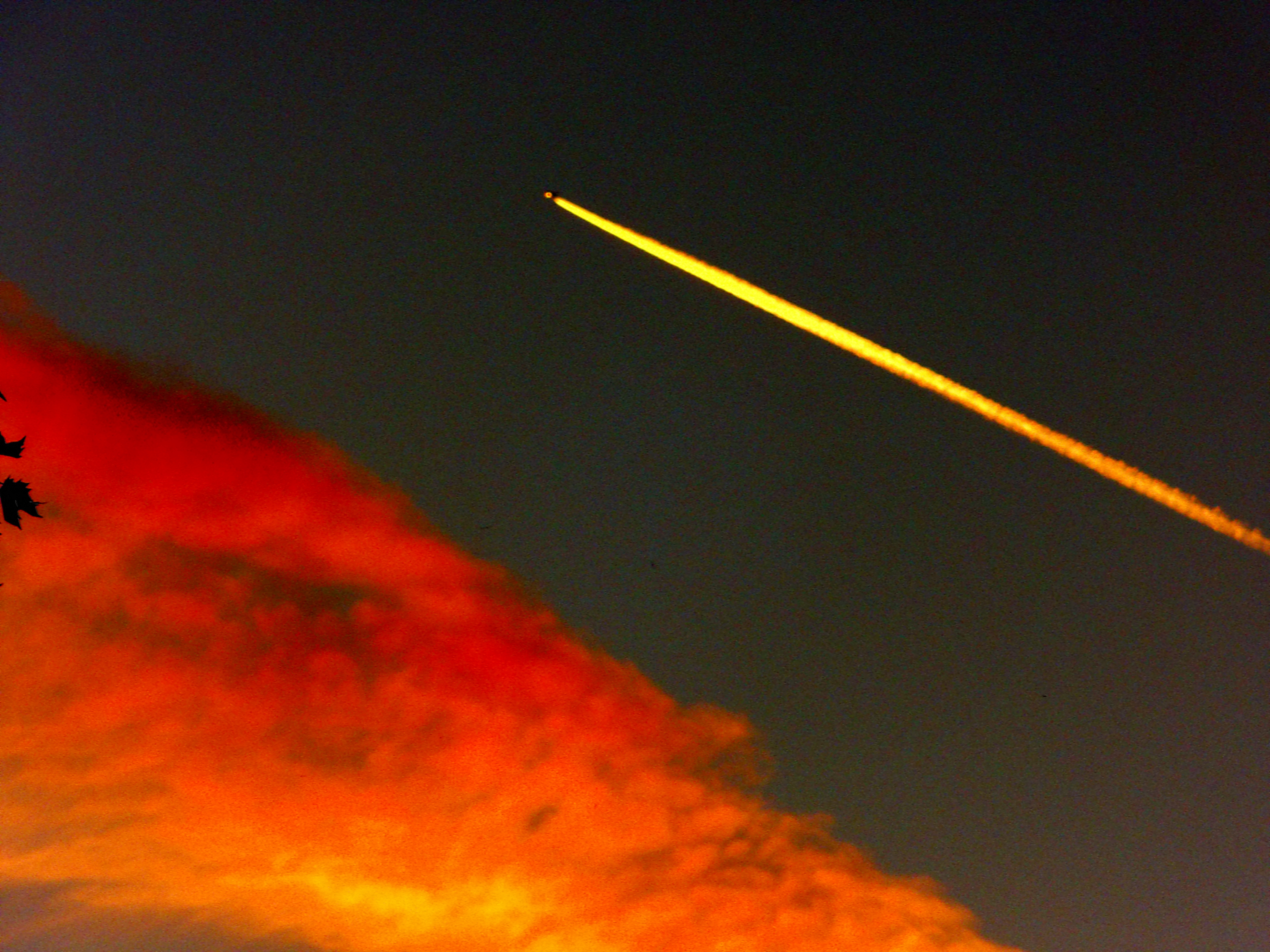 Lichteffekte am Himmel...