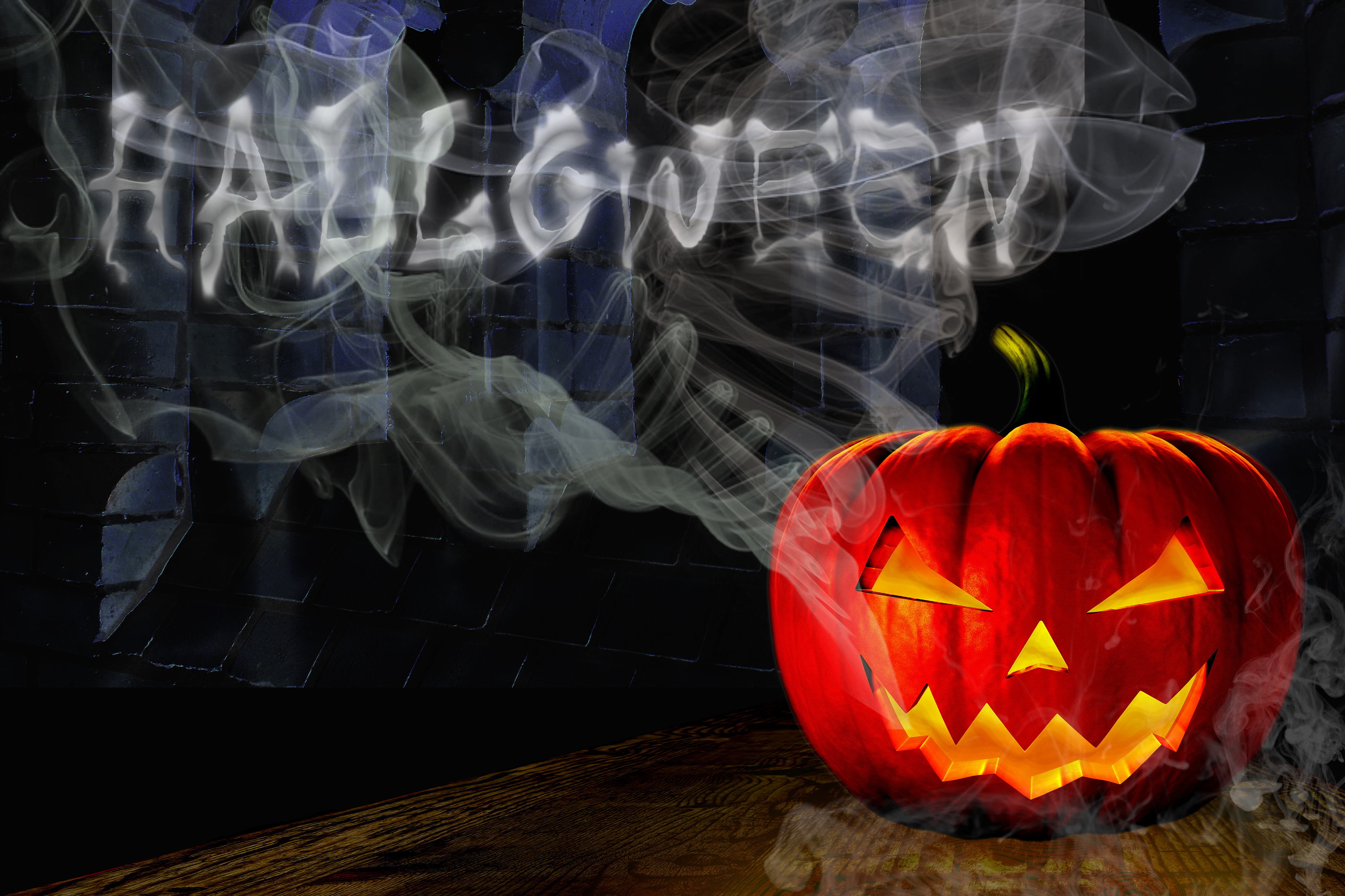 In der Schützenhalle findet eine Halloween-Party statt.