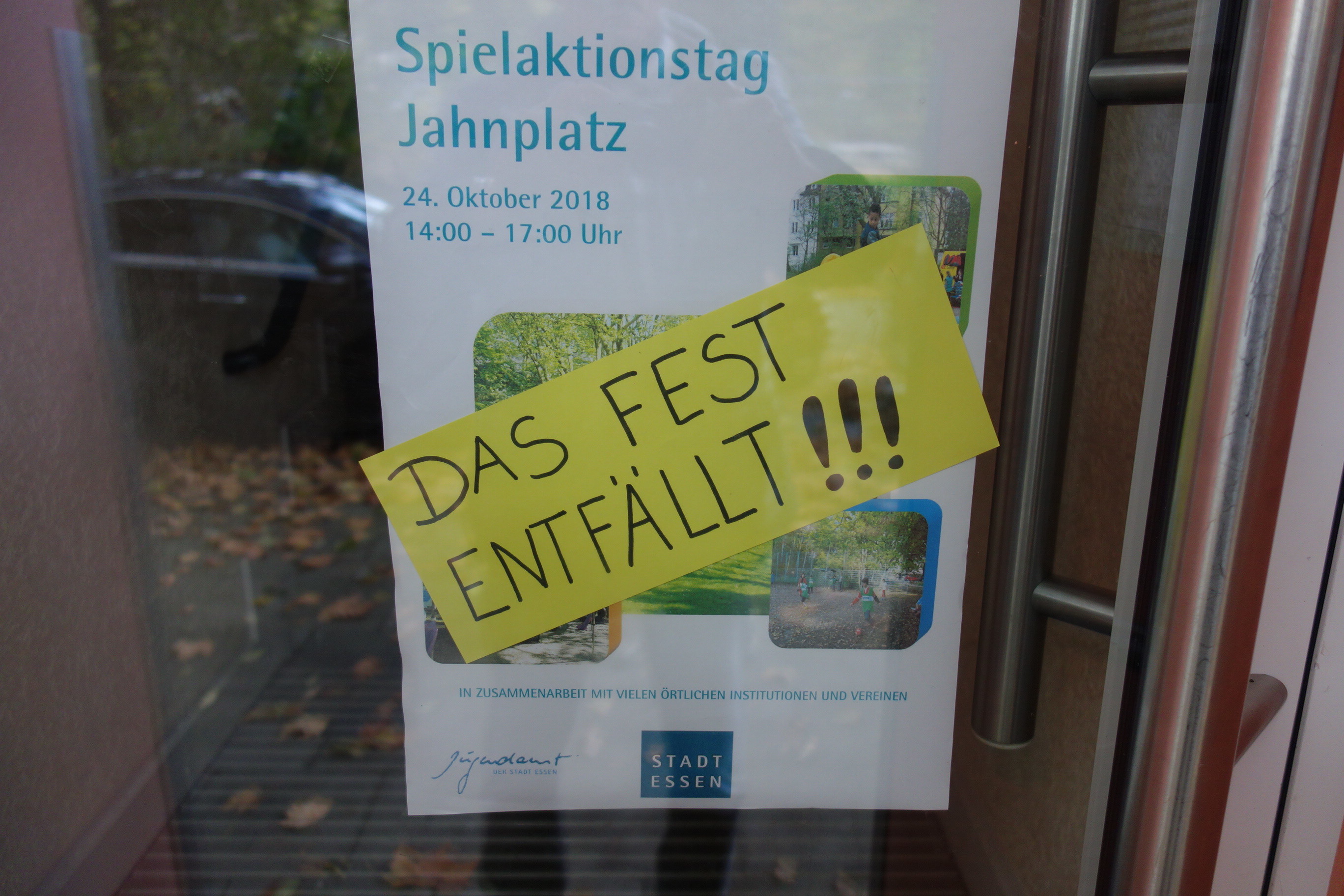 Wie, warum? Ausfall - und das Wetter ist trocken, gar teilweise sonnig... eine Horror-Geschichte. Foto: Schattberg