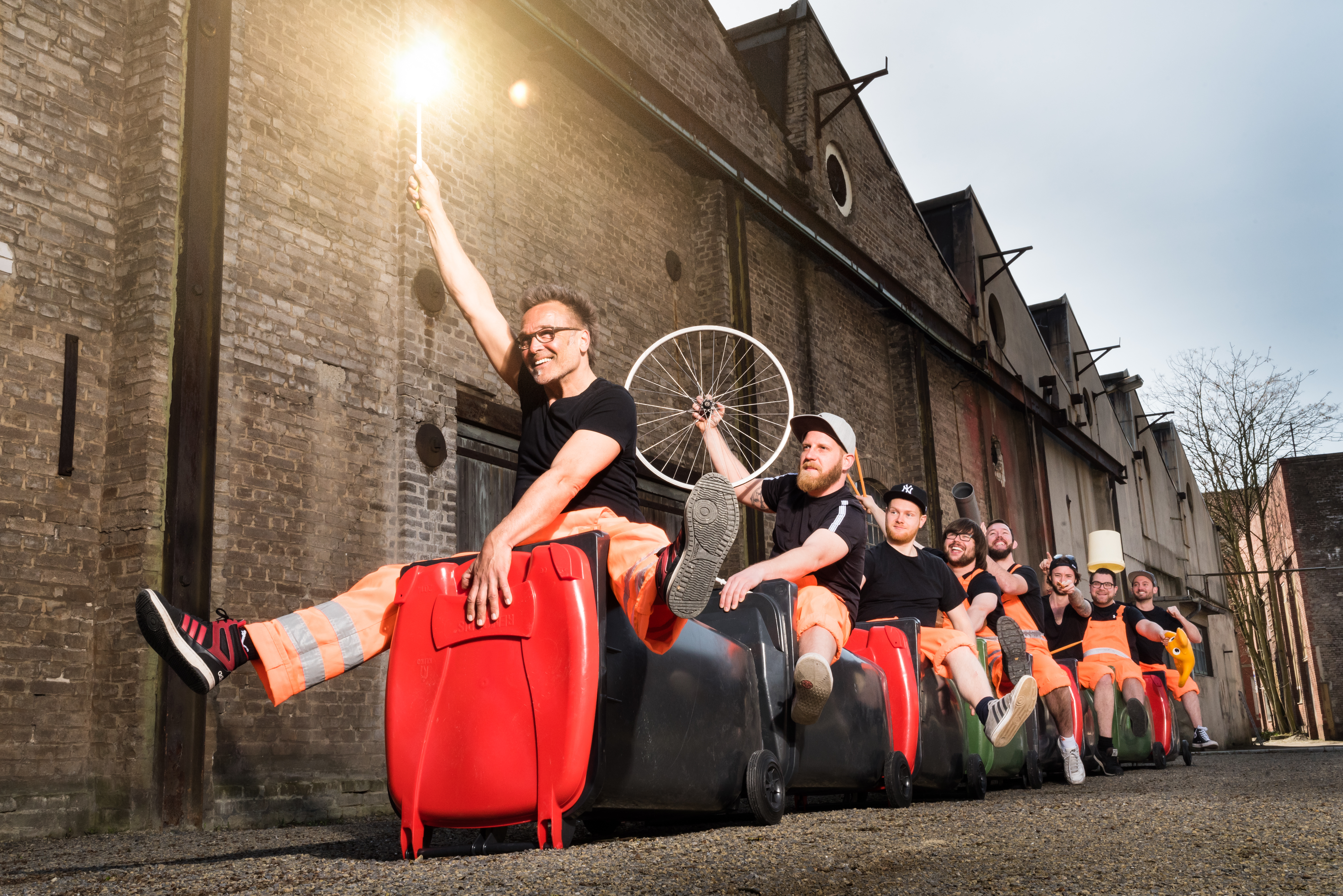 Die Groove Onkels begeistern mit einer elektrisierenden Percussion-Show. Foto: Christian Apwisch
