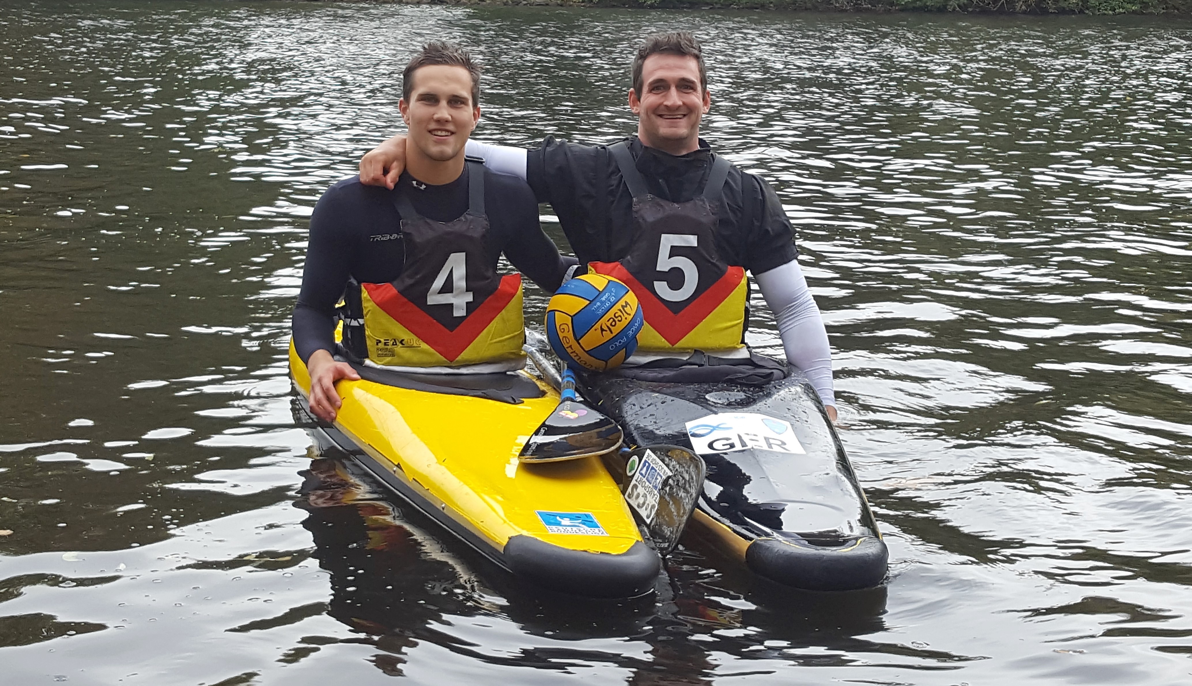 Die Werdener Nationalspieler Alexander Harzheim und Jonas Gauselmann (r.).
Foto: Henschke