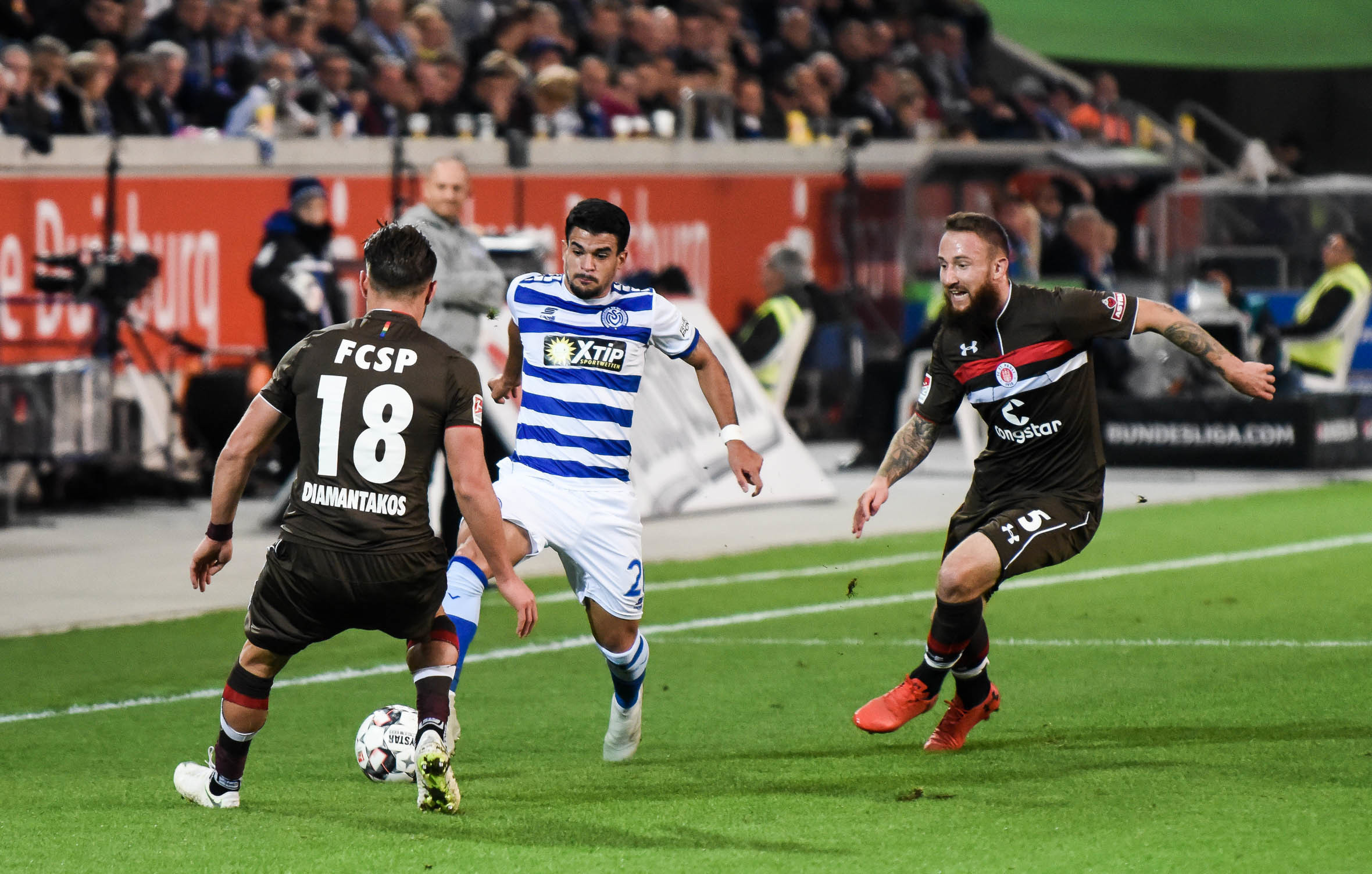 Cauly Souza war bei der Heimniederlage gegen St. Pauli wieder einer der auffälligsten MSV-Spieler. In Ingolstadt muss von der Offensive deutlich mehr kommen.Foto: Preuß
