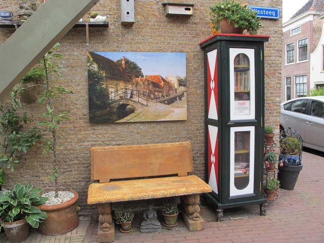 Bücherschrank in Gouda / Niederlande