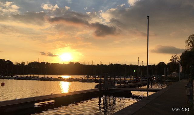 Denn dieser Sonnenuntegang war schön!!!