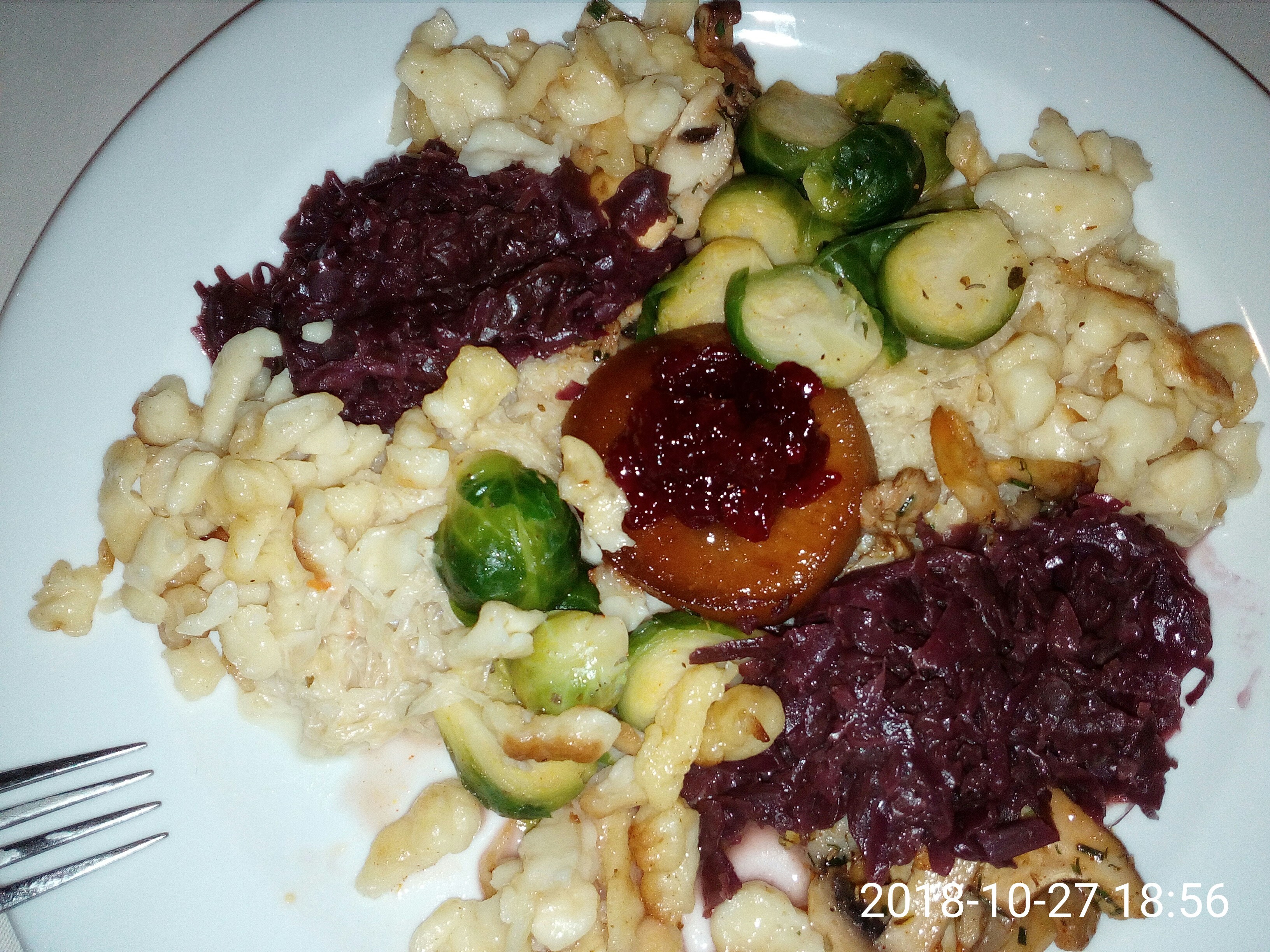 Für mich zum das ERSTE mal vegetarisch. Leeeecker !!