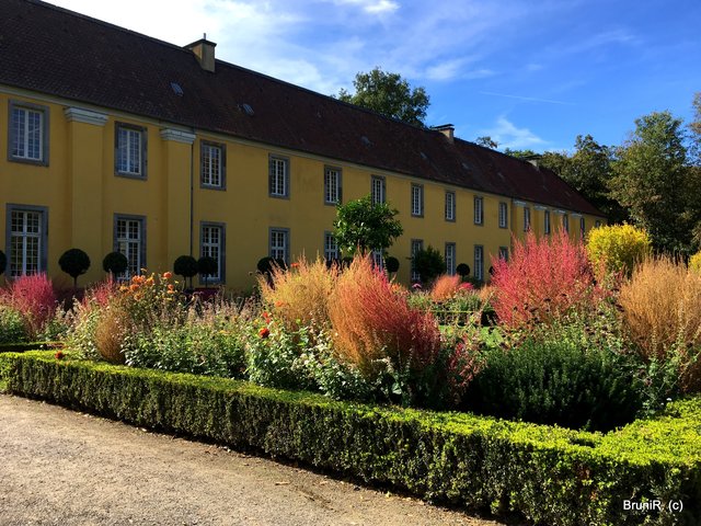 Herbstbepflanzung an der Orangerie in Düsseldorf-Benrath - 26.09.2018