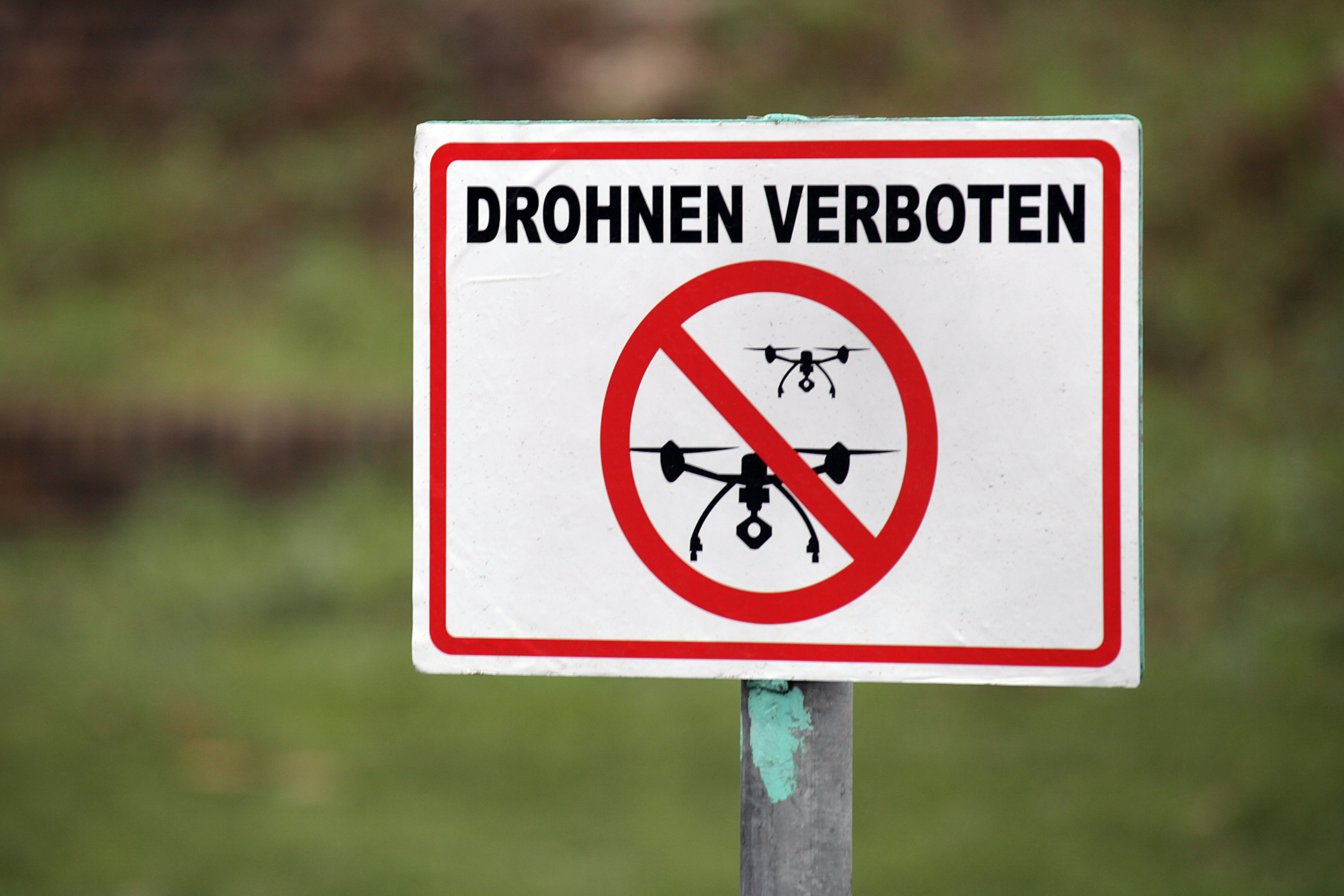 Nächste Woche kommt das offizielle Verbotsschild.