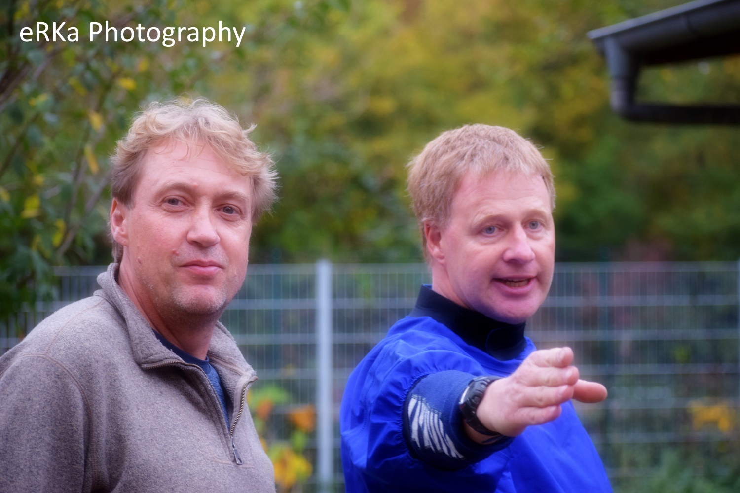 Gösta Schleip (links) und Trainer Frank Goralski