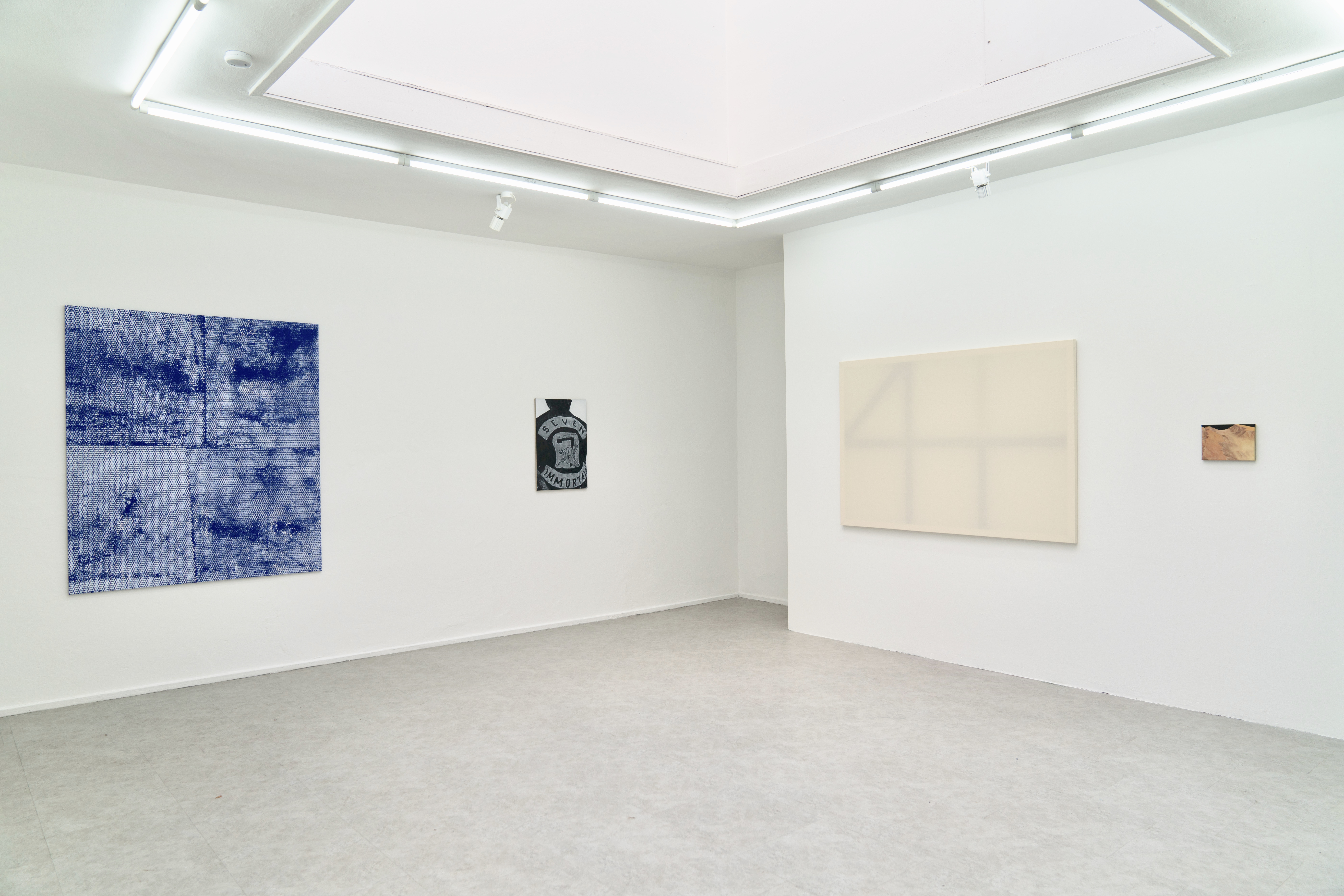 Atelier Schloss Jaegerhof, Austellung: Totem 2018, abgebildete Werke: Daniel Schubert, David Benedikt Wirth
