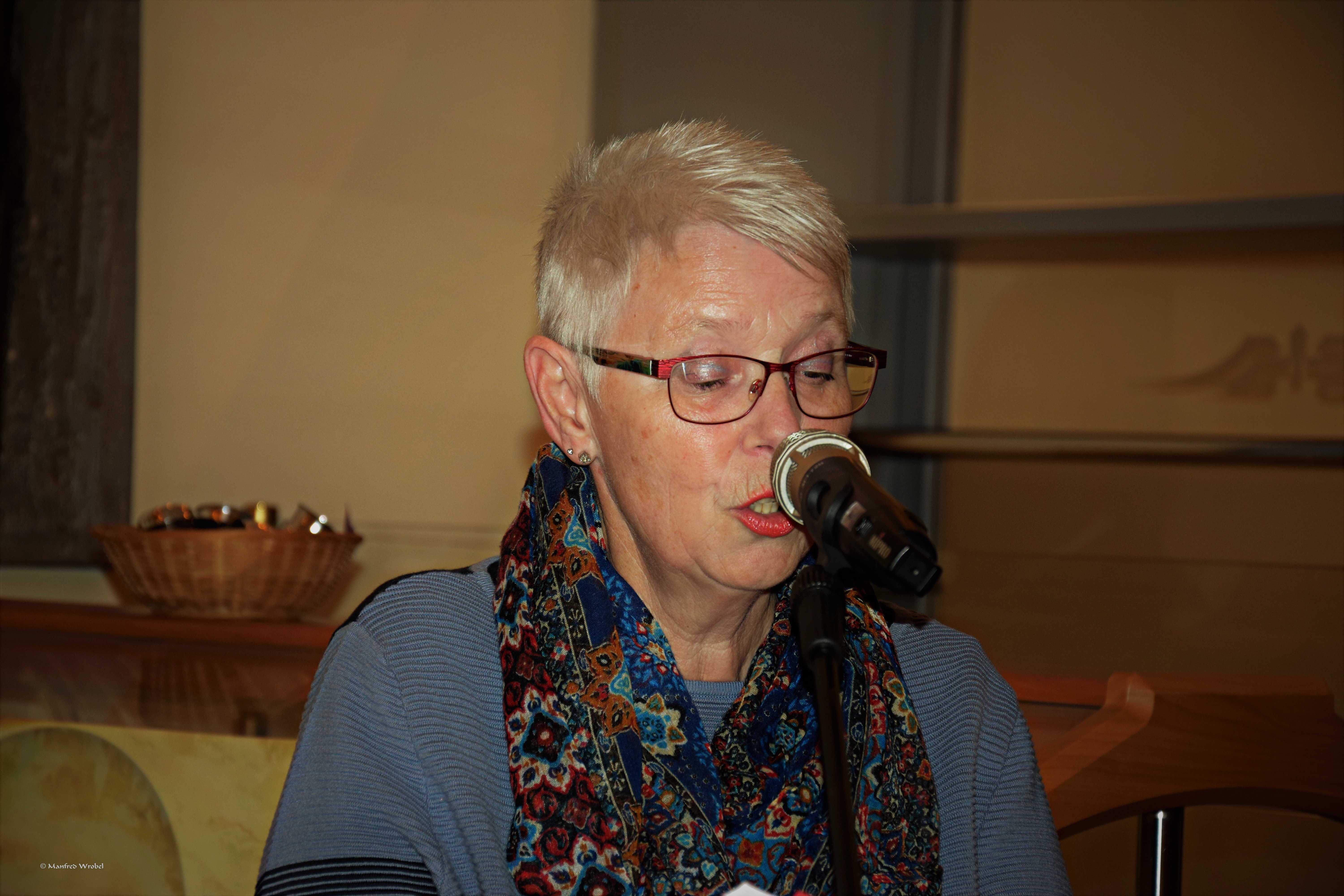 Lyrikerin und Initiatorin Sabine Fenner