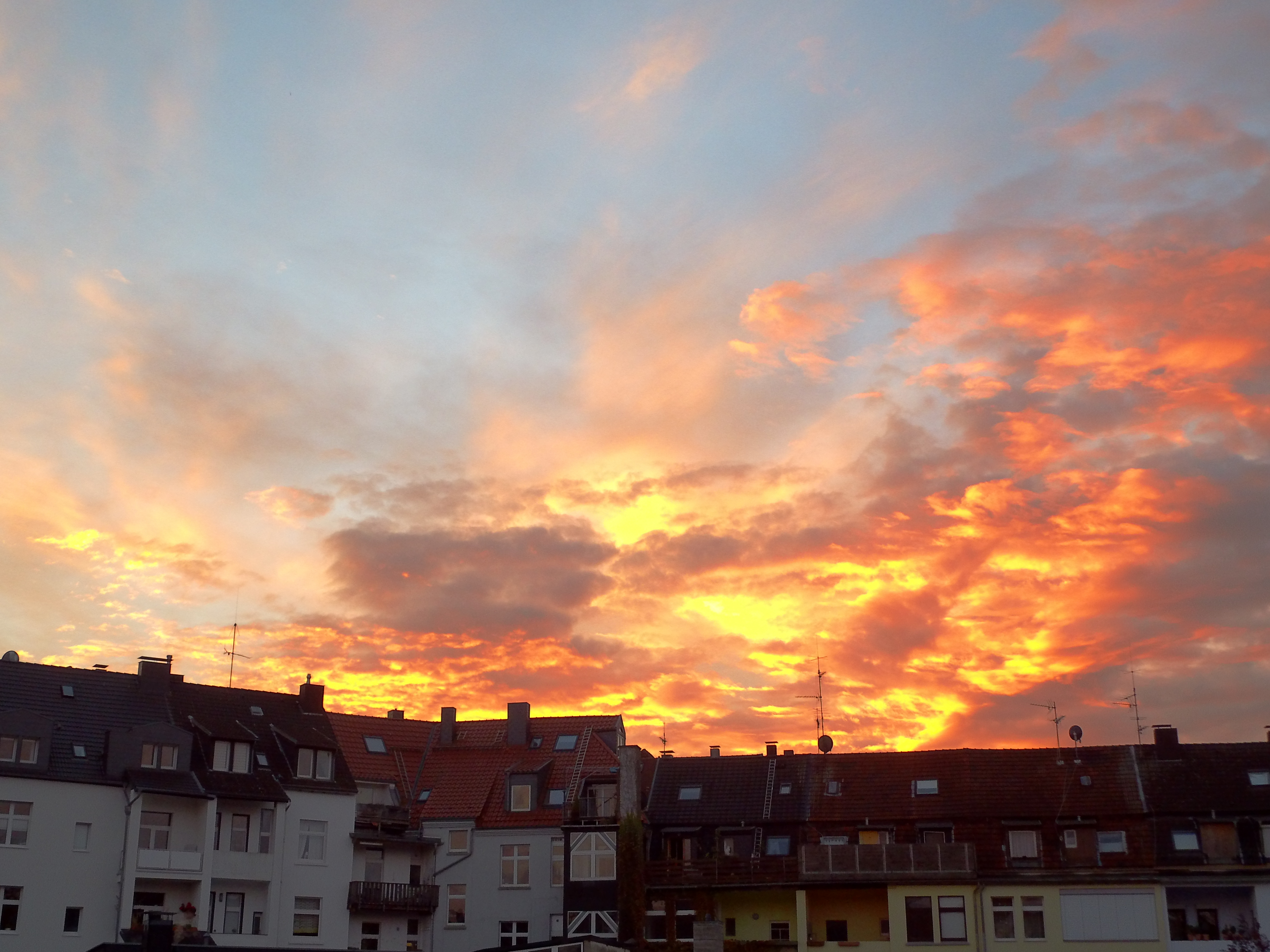 Was für ein Sonnenaufgang im November...