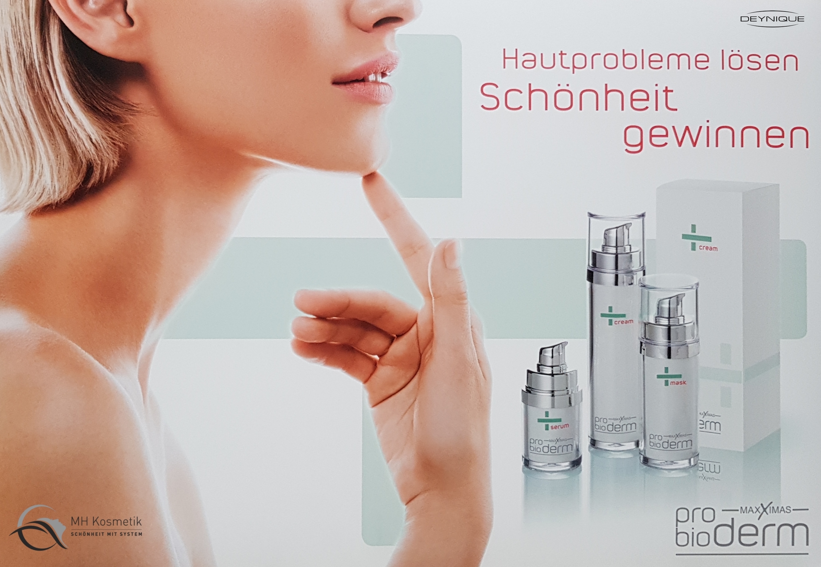 Pickel, Pusteln, Rötungen oder Reizungen, all das kann ganz schön unglücklich machen. Häufige Ursache ist eine Störung der natürlichen Hautflora. Die MAXXIMAS Probio Derm-Pflegeserie verfolgt ein Ziel: Die Balance des Säureschutzmantels der Haut.