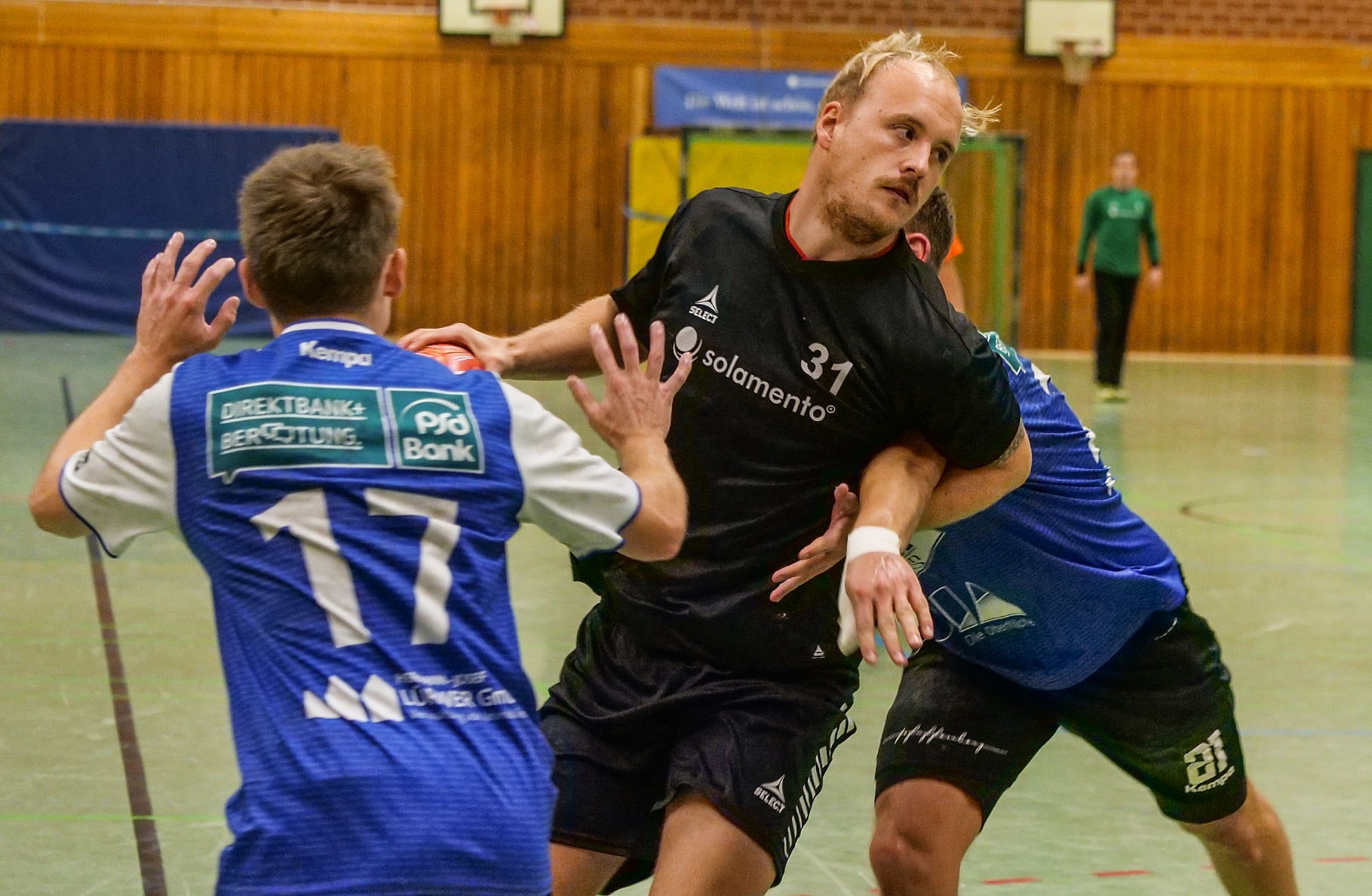 Marc Bing wurde rüde gefoult und fällt erst einmal aus.
Foto: Gohl